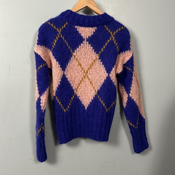 LIMITED EDITION INTARSIA MOHAIR SWEATER - Women - Massimo Dutti size small - Picture 8 of 14